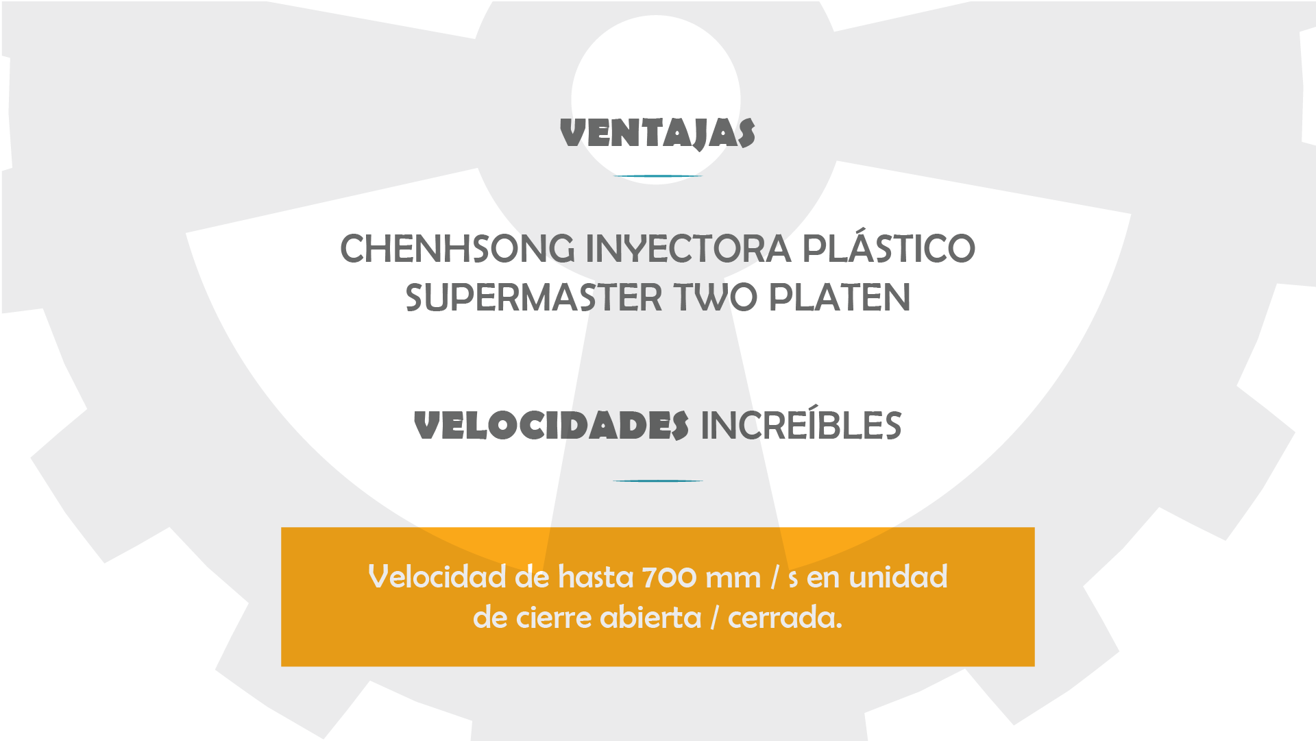 Chenhsong Inyectora Plástico SUPERMASTER Two Platen
